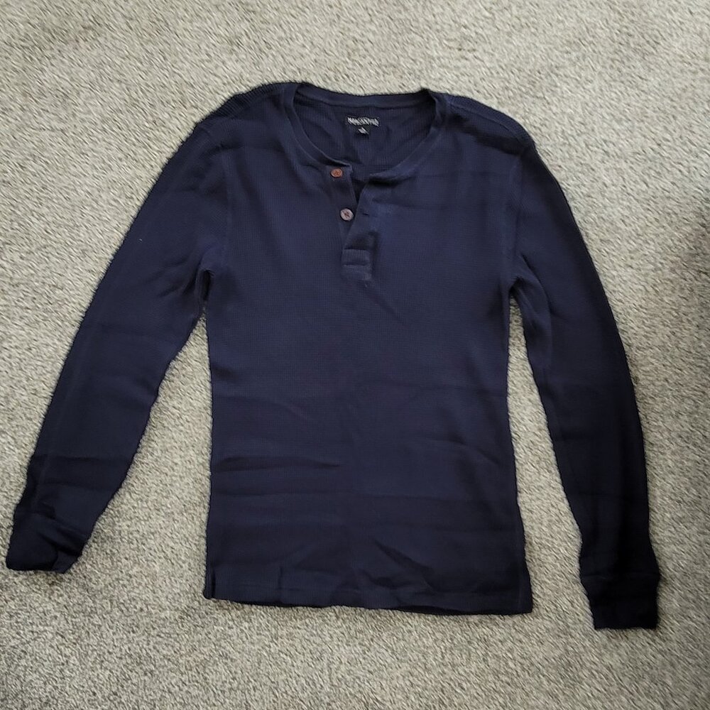 J Crew Mercantile Navy Thermal Small